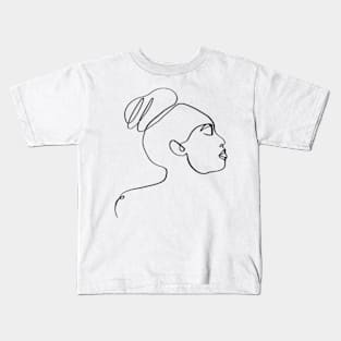 Abstract minimal women Kids T-Shirt